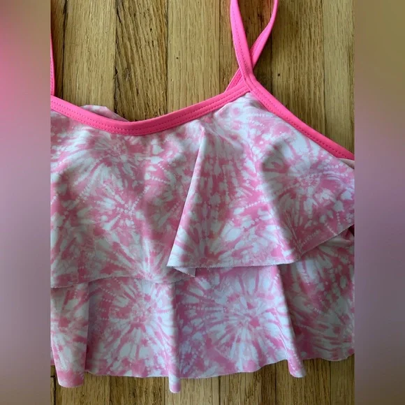 Joe Fresh Pink and White Swimsuit - Picture 4 of 10
